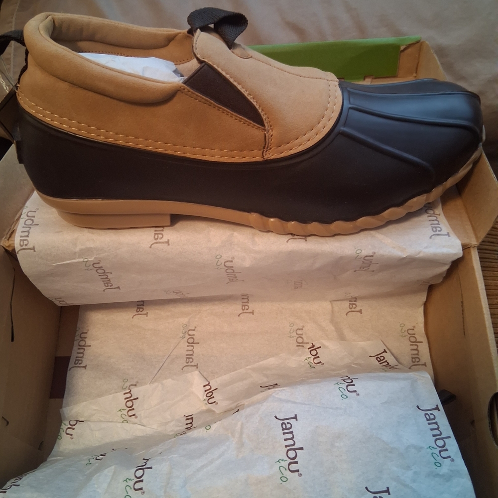 Jambu Men's Tan and Black Waterproof Shoes